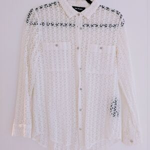 The kooples lace eyelet shirt